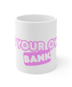 dEURO Ceramic Mug (Pink & White)