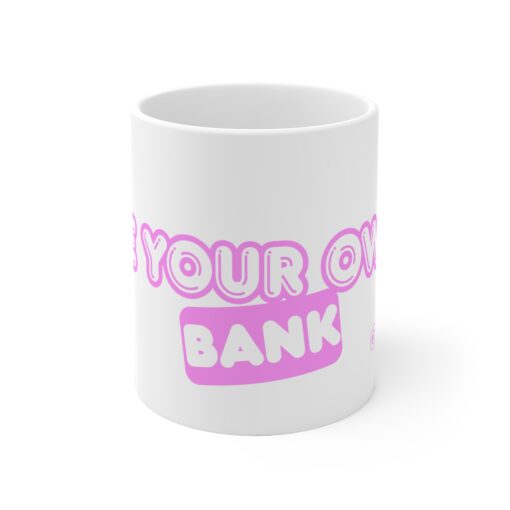dEURO Ceramic Mug (Pink & White)