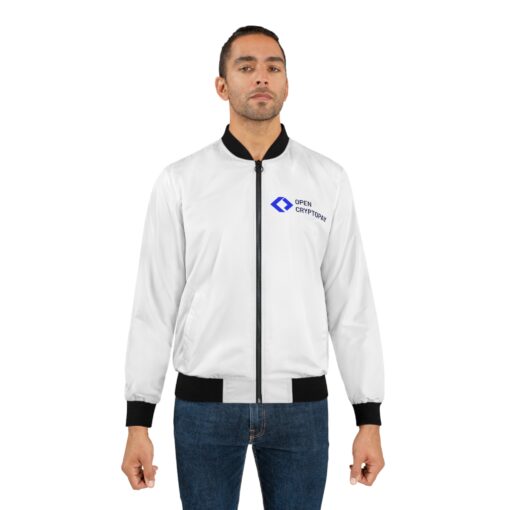 Open CryptoPay Bomber Jacket - Image 3