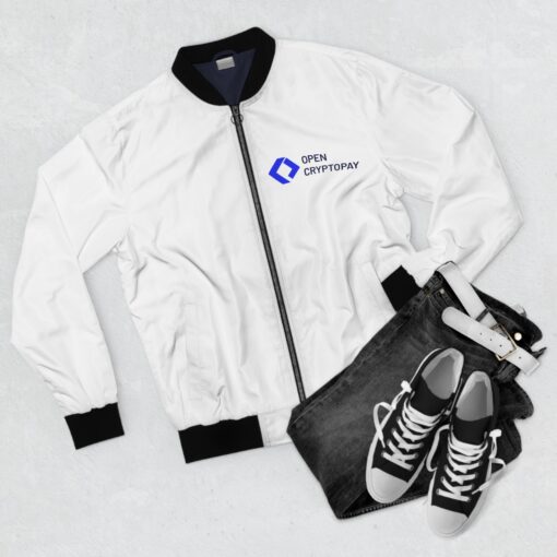 Open CryptoPay Bomber Jacket - Image 4