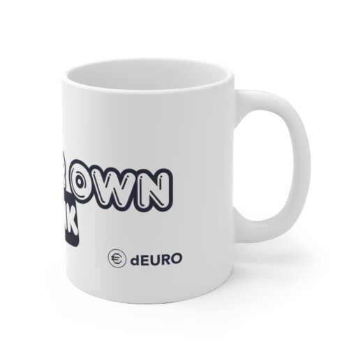 dEURO Ceramic Mug (Black & White) - Image 2