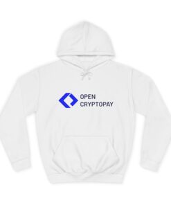 Open CryptoPay Unisex College Hoodie