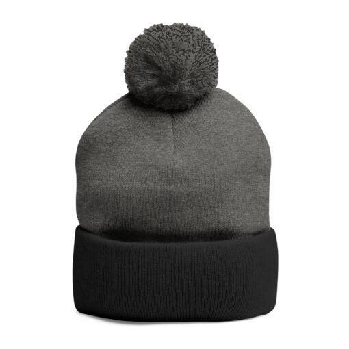 DFX Embroidered Pom-Pom Knit Cap - Image 4
