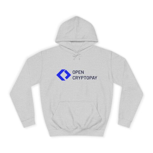 Open CryptoPay Unisex College Hoodie - Image 5