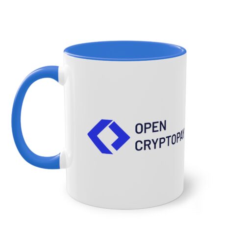 Open CryptoPay Two-Tone Coffee Mug (11oz) - Image 11