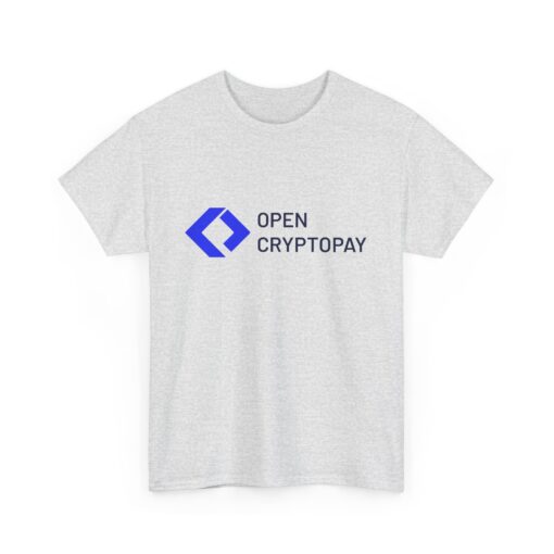 Open CryptoPay Unisex Heavy Cotton T-Shirt - Image 7