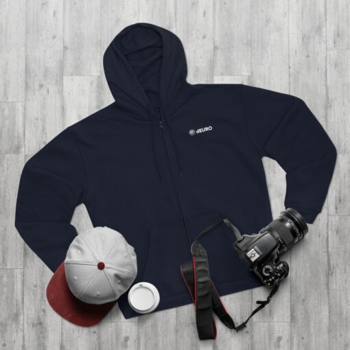 dEURO Unisex Hooded Zip Sweatshirt - Image 3