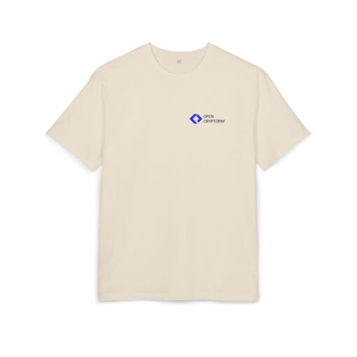 Open CryptoPay Unisex Heavy Oversize Tee - Image 9