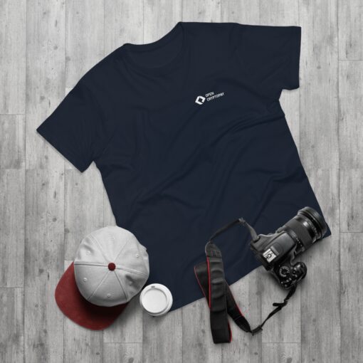 Open CryptoPay Single Jersey Men’s T-shirt (light logo) - Image 27