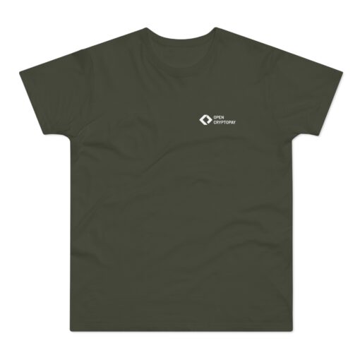 Open CryptoPay Single Jersey Men’s T-shirt (light logo)