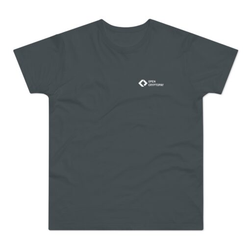 Open CryptoPay Single Jersey Men’s T-shirt (light logo) - Image 33