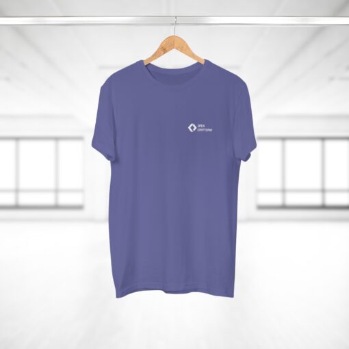 Open CryptoPay Single Jersey Men’s T-shirt (light logo) - Image 32