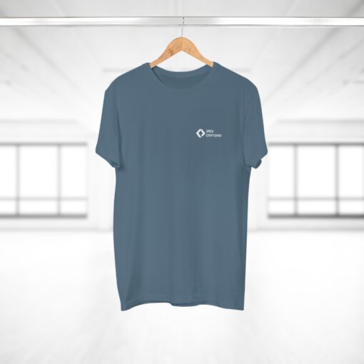 Open CryptoPay Single Jersey Men’s T-shirt (light logo) - Image 16