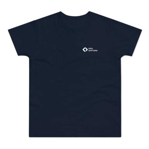 Open CryptoPay Single Jersey Men’s T-shirt (light logo) - Image 25