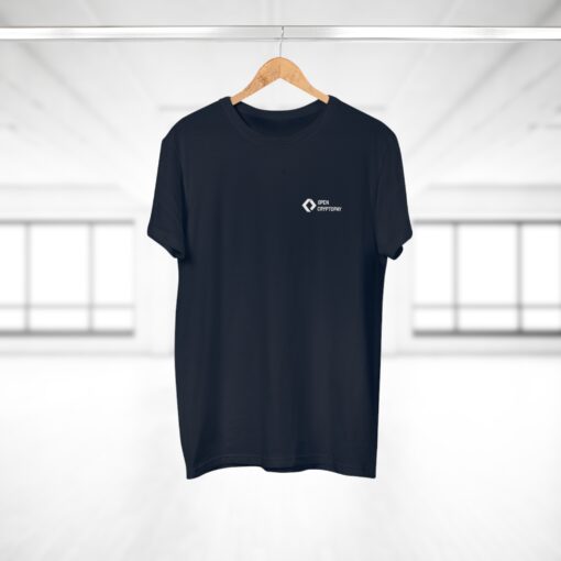 Open CryptoPay Single Jersey Men’s T-shirt (light logo) - Image 28