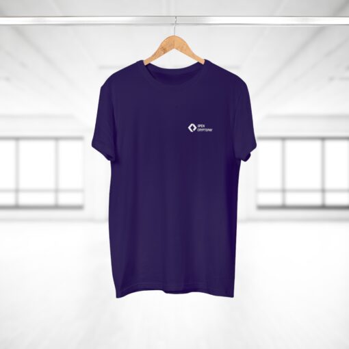 Open CryptoPay Single Jersey Men’s T-shirt (light logo) - Image 48