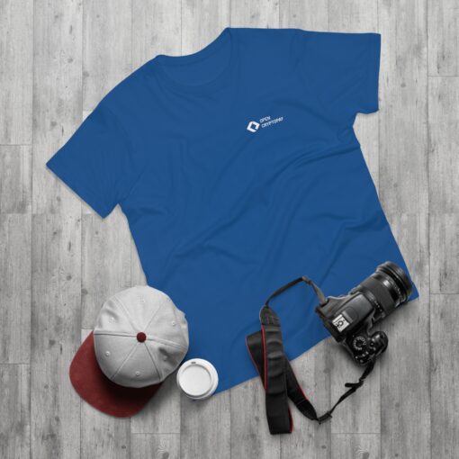 Open CryptoPay Single Jersey Men’s T-shirt (light logo) - Image 23