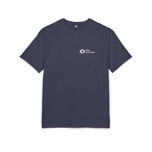 Open CryptoPay Unisex Heavy Oversize Tee (light logo) - Image 21
